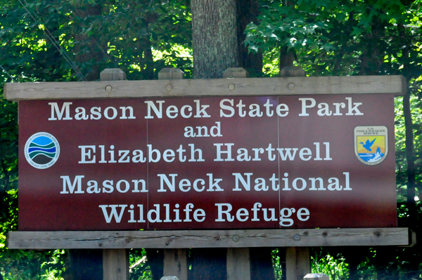 Mason Neck State Park sign